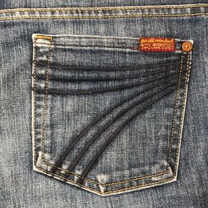 Seven for All Mankind dark Dojo Jeans. 30x35.